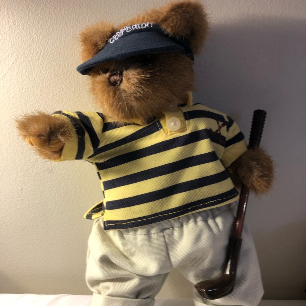 BEARINGTON BEARS COLLECTION - "BEARINGTON GOLF CLUB" 13" PLUSH BEAR